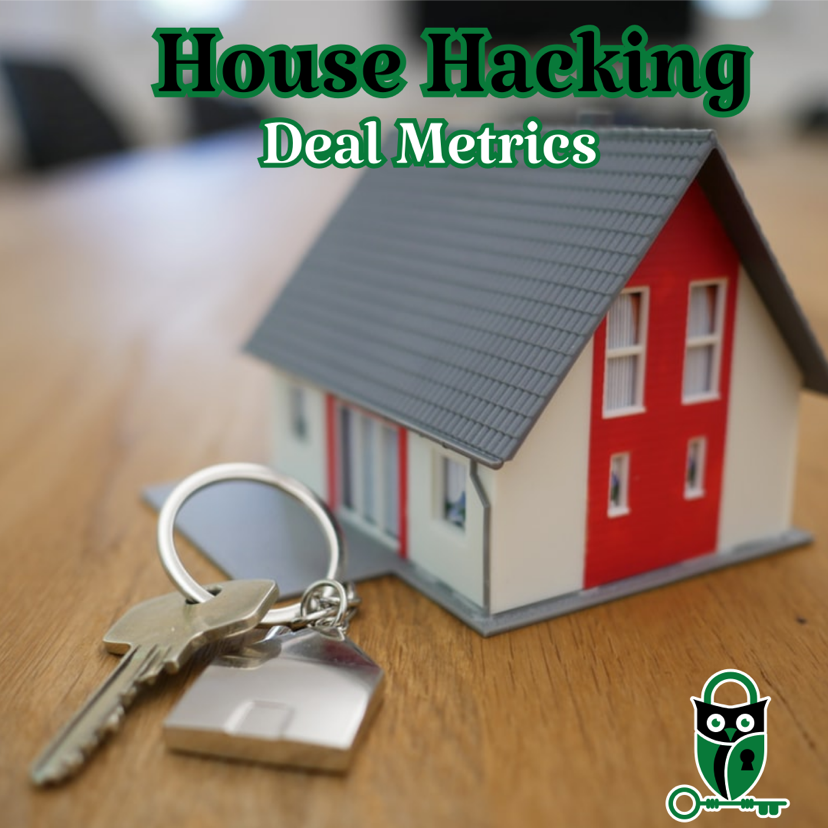 House Hacking 101 graphic for deal metrics.